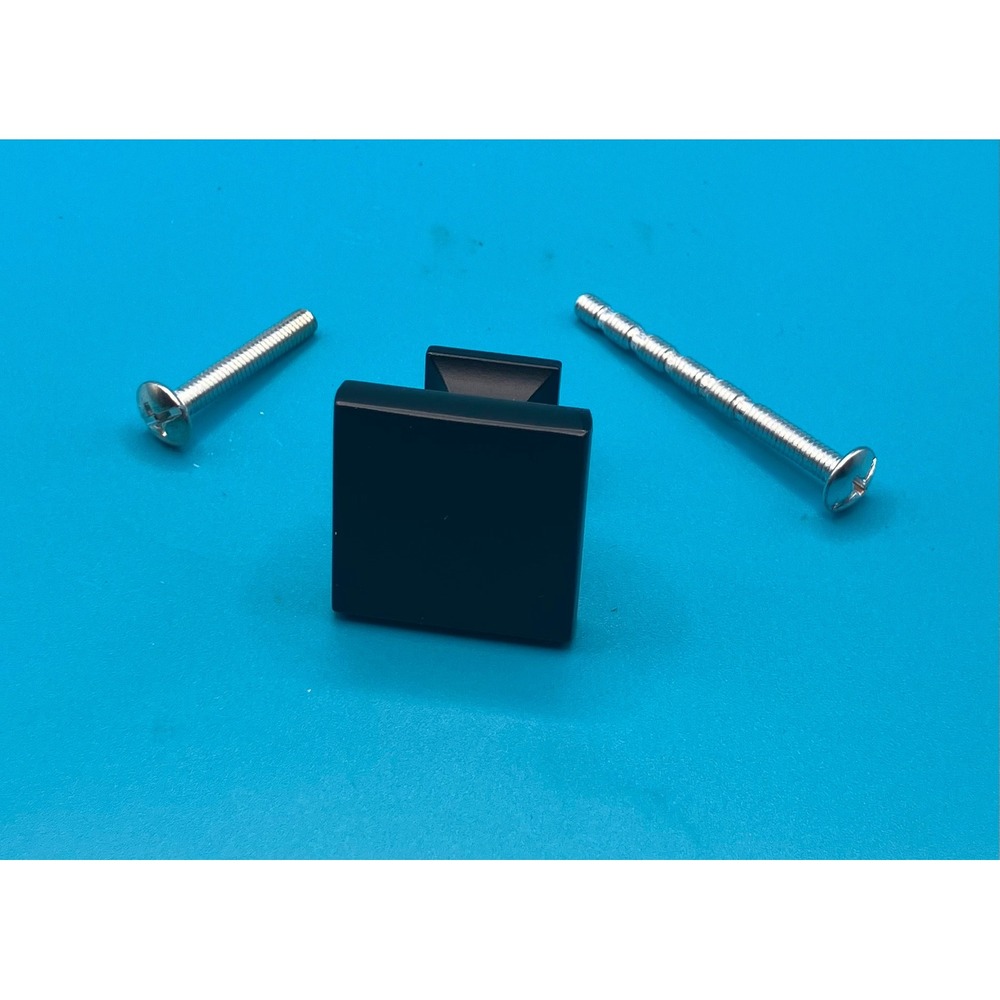 Homdiy Cabinet Knobs Home 25 Pack Black Square Matte Modern Hardware Pulls